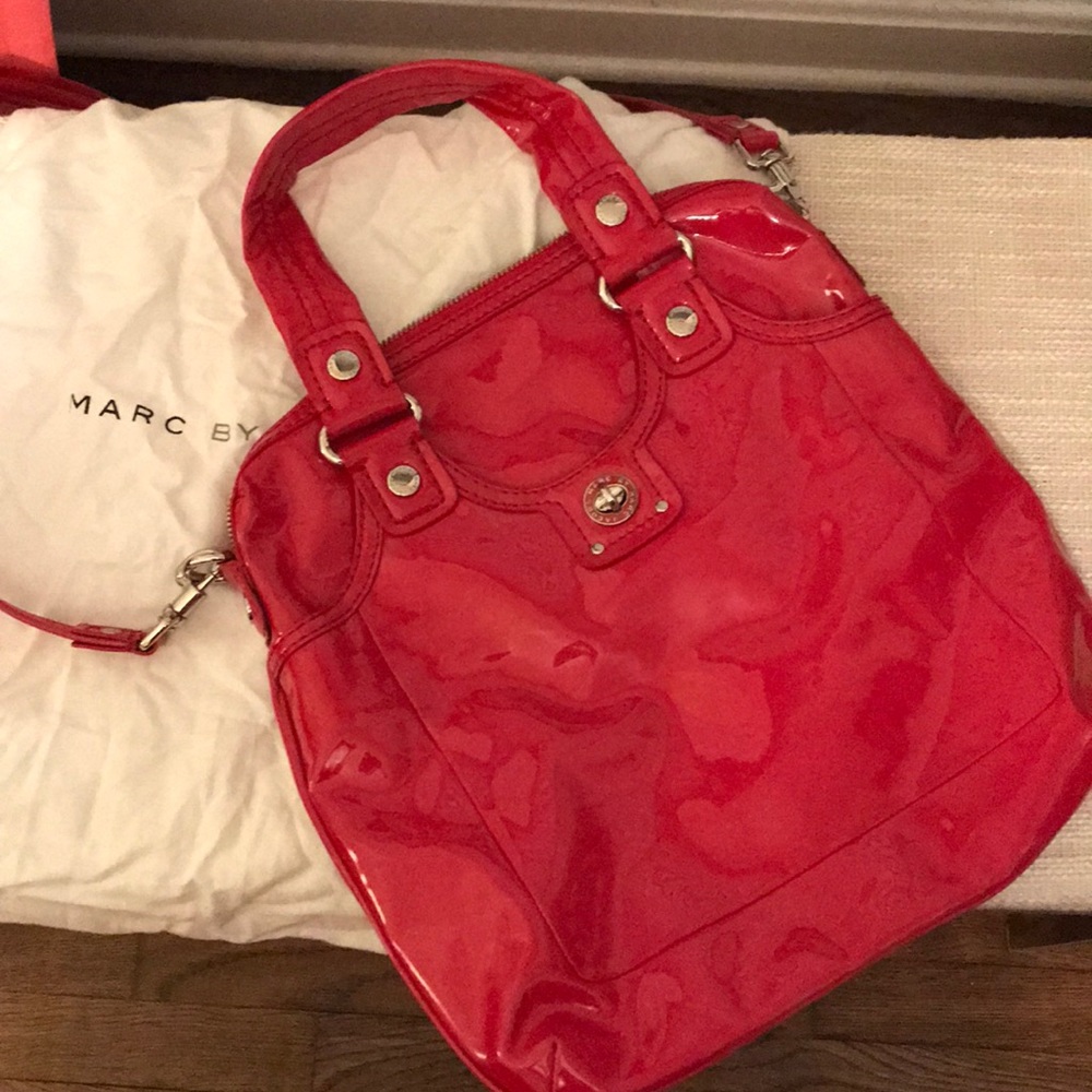 Marc by Marc Jacobs Cherry Red Handbag Purse